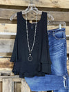 Solid Tiered Tank Top