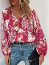 Printed Tied Blouse