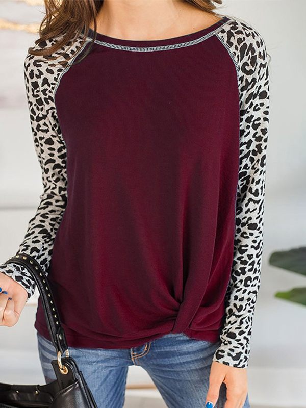 Leopard Combo Twisted Tee
