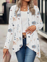 Printed Open-Front Duster