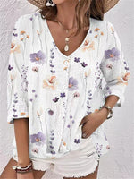 Printed Button-Front Shirt